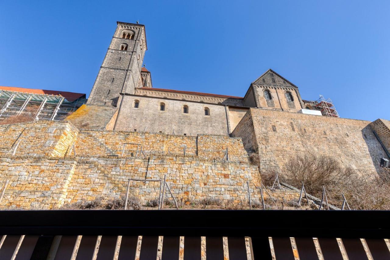 Fachwerkhaus Auf Dem Schlossberg Quedlinburg Eksteriør billede